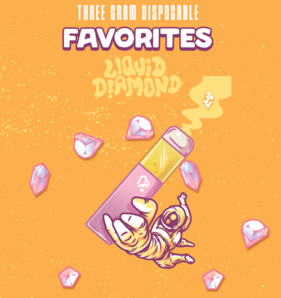 Favorites Liquid Diamond Disposables 3g - Image 7